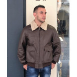 Blouson en Cuir Veau ou Agneau  homme AGUILLA