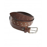 Ceinture marron Jeans vachette pour homme