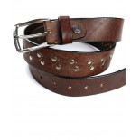 Ceinture marron Jeans vachette pour homme