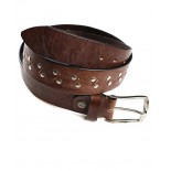 Ceinture marron Jeans vachette pour homme