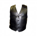 Gilet en cuir d'Agneau homme  artisanale WEST