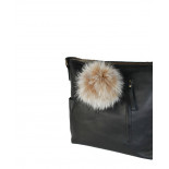 POMPON BIJOU DE SAC NATUREL