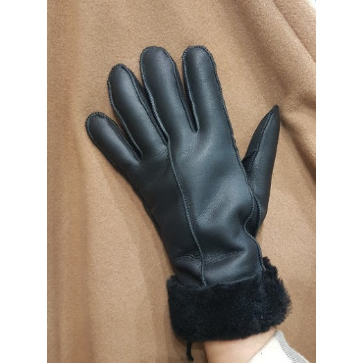 Gants cuir d'agneau pleine fleur nubuck.
