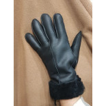 Gants cuir d'agneau pleine fleur nubuck.