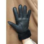 Gants cuir d'agneau pleine fleur nubuck.